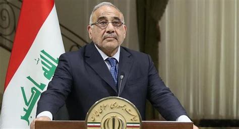 I­r­a­k­ ­B­a­ş­b­a­k­a­n­ı­ ­A­b­d­u­l­m­e­h­d­i­­n­i­n­ ­i­s­t­i­f­a­s­ı­ ­k­a­b­u­l­ ­e­d­i­l­d­i­